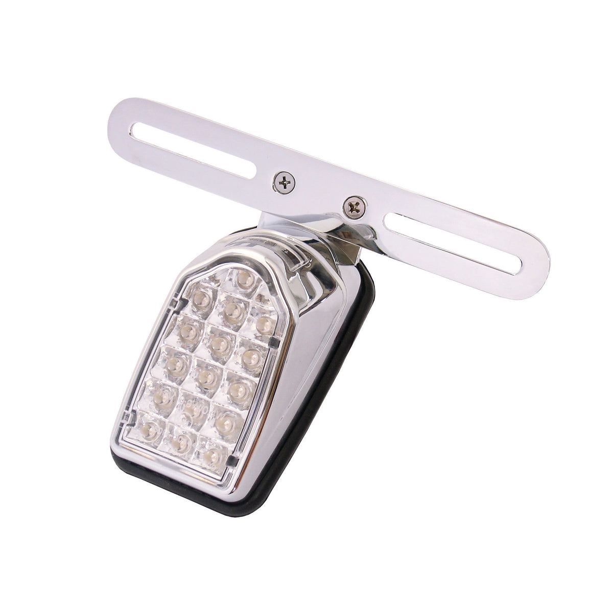 Bike It Mini Tombstone LED Rear Light Clear Lens 12V E-Marked Motorcycle