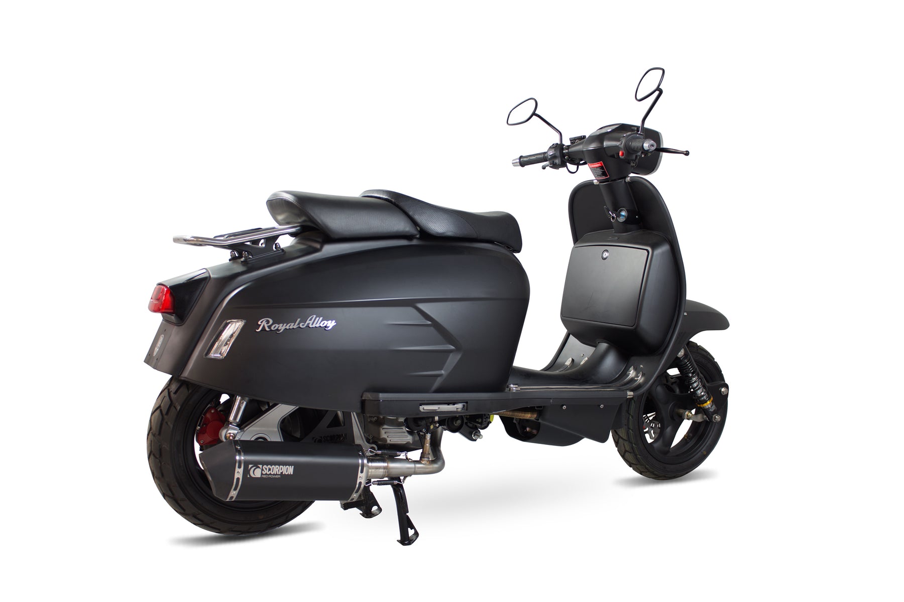 Royal Alloy GP 200 LC (2017-2018) SCORPION Performance Exhaust - Black Ceramic