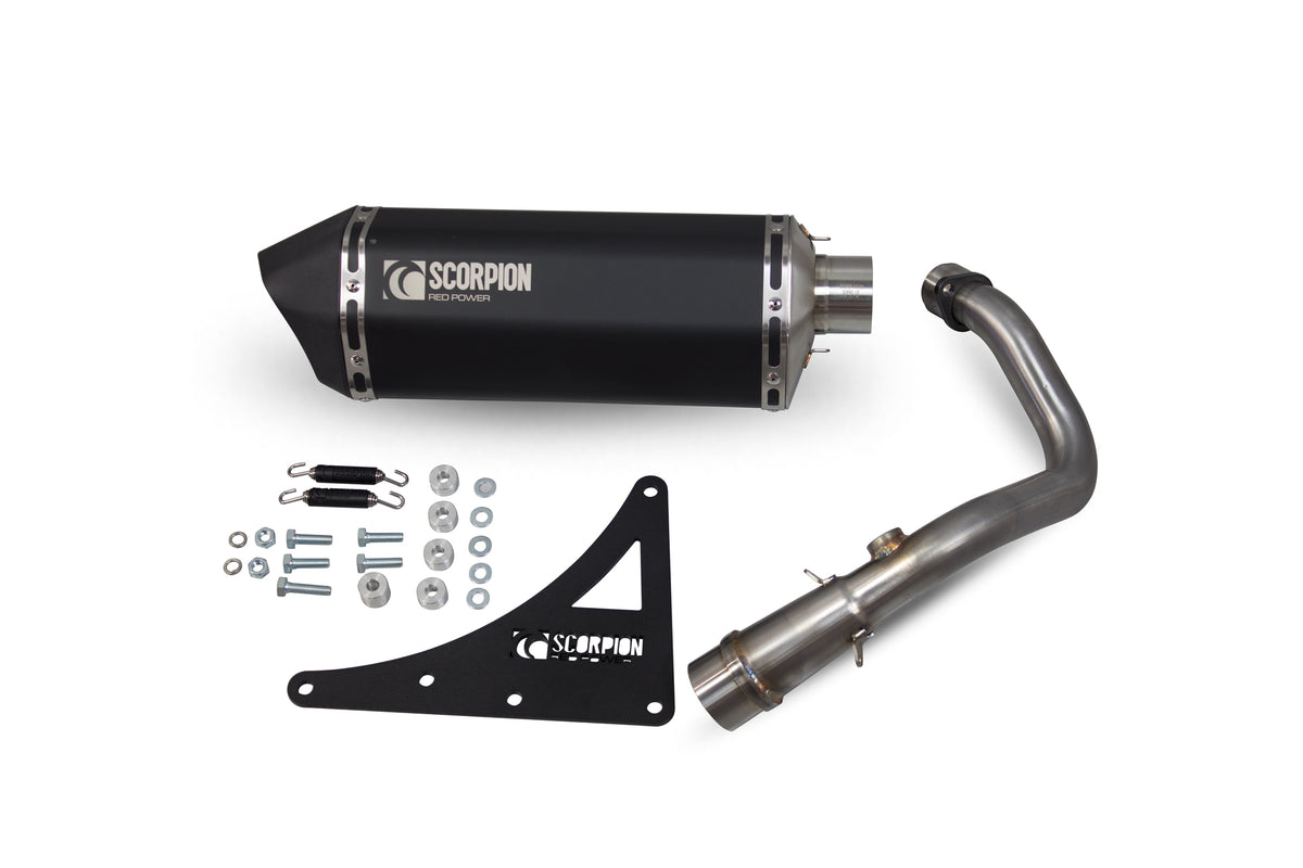 Royal Alloy GP 200 LC (2017-2018) SCORPION Performance Exhaust - Black Ceramic