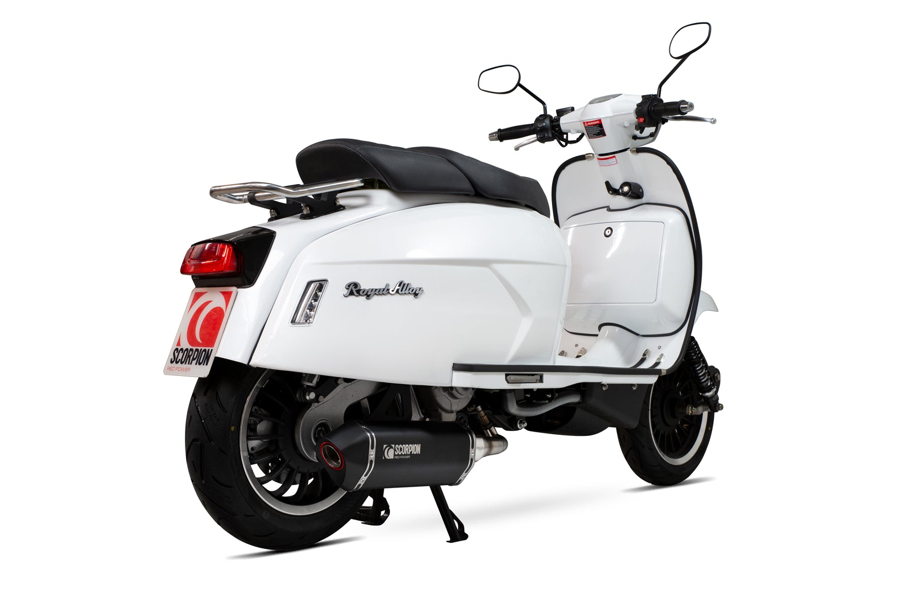 Royal Alloy GP 300 LC (2019-2024) SCORPION Performance Exhaust - Black Ceramic