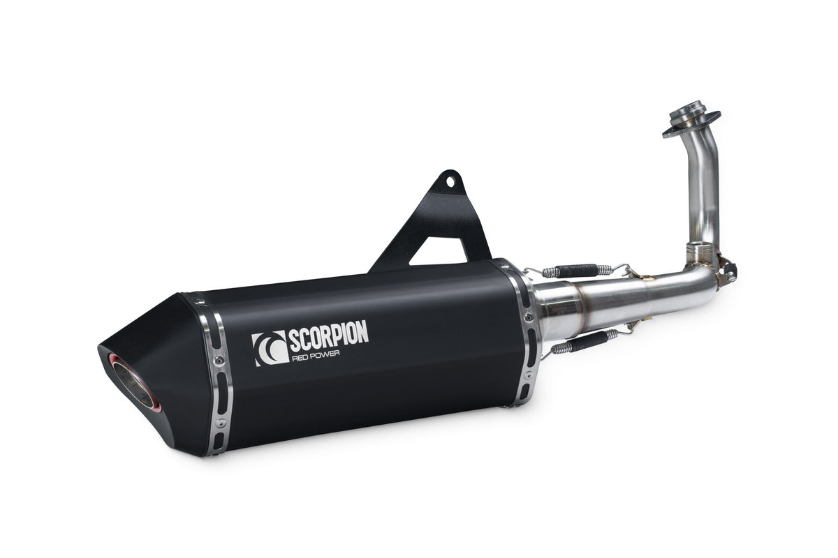 Royal Alloy GP 125 LC (2022-2024) SCORPION Performance Exhaust - Black Ceramic