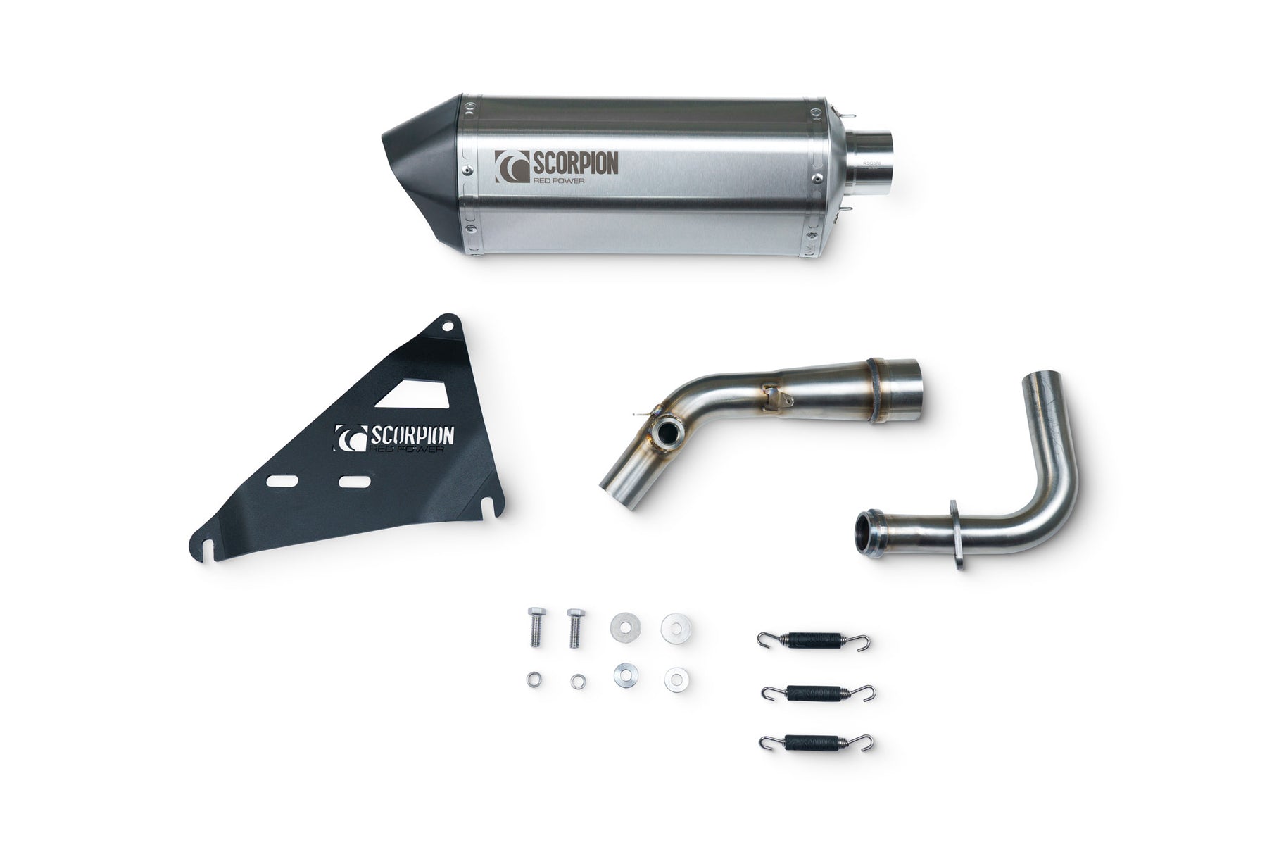 Royal Alloy GT 125 LC (2022-2024) SCORPION Performance Exhaust - Brushed Stainless