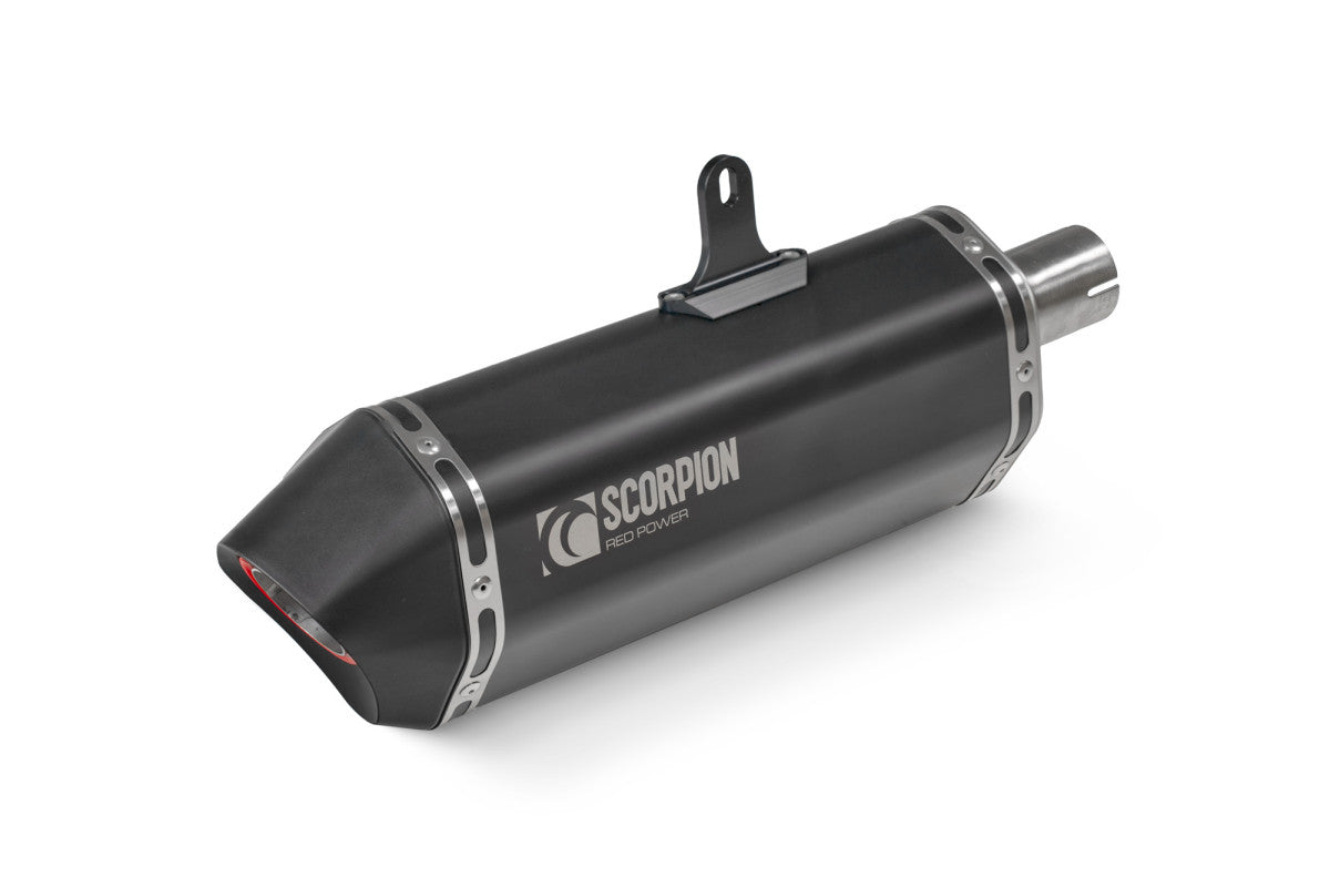 Royal Enfield Himalayan 411cc 410 Scorpion Exhaust Serket Slip-On - Black Ceramic