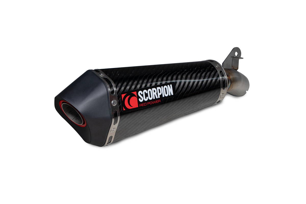 Suzuki GSX-S 1000 GT/GX (2022–2025) Scorpion Exhaust Serket Taper Slip-on - Carbon Fibre