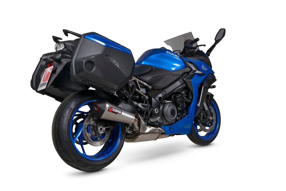 Suzuki GSX-S 1000 GT/GX (2022–2025) Scorpion Exhaust Serket Taper Slip-on - Stainless Steel