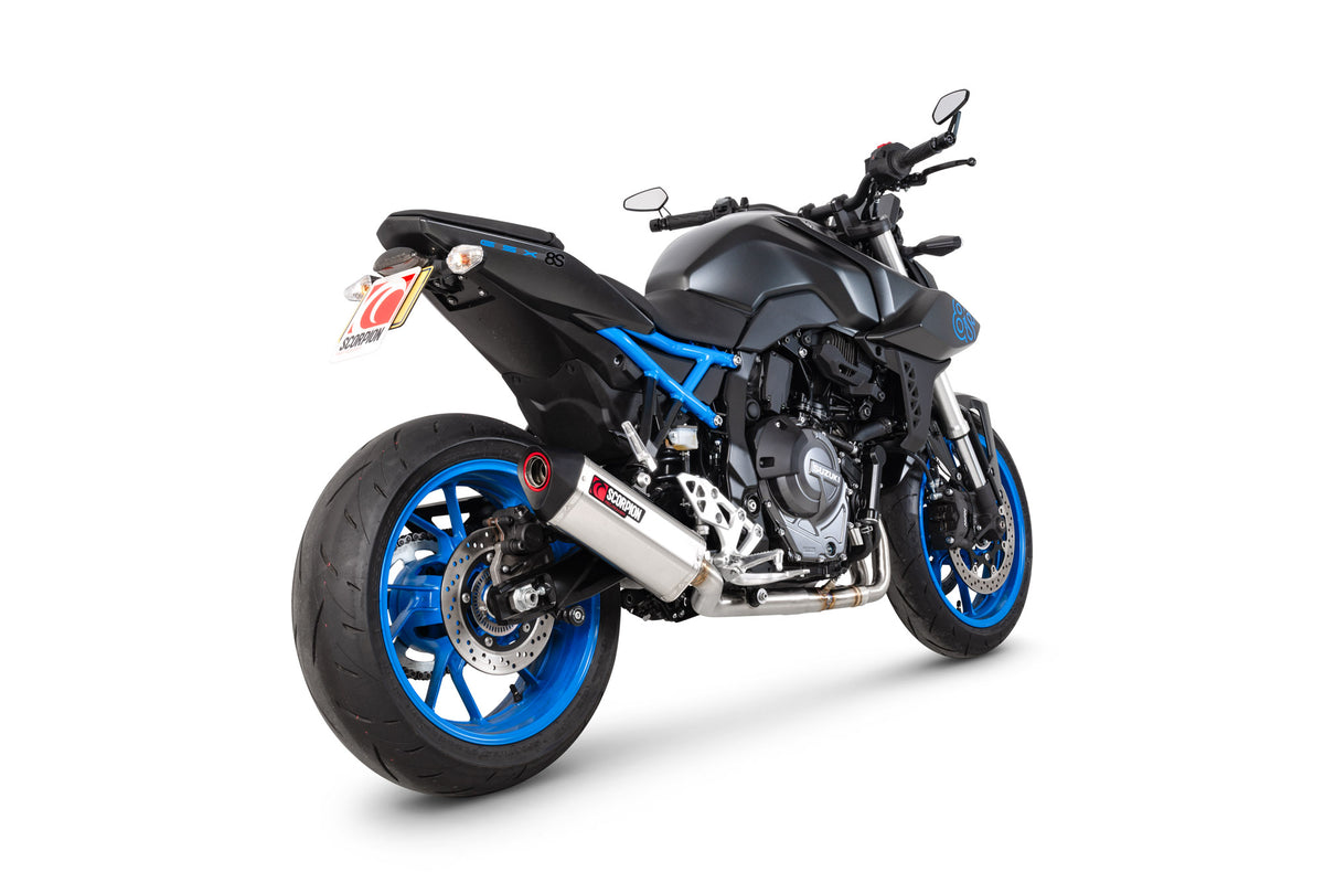 Suzuki GSX-8S (2023–2025) Scorpion Exhaust Serket Parallel Full System - Brushed Stainless