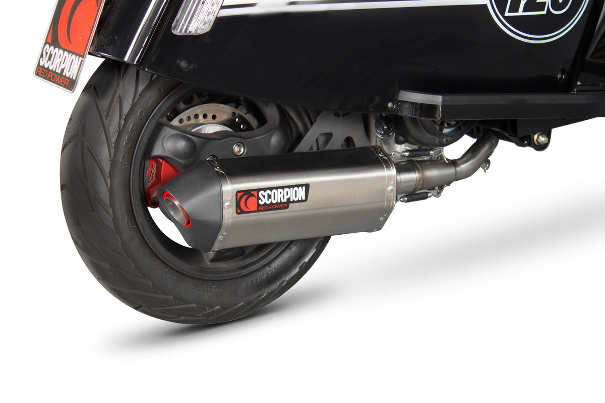 Scomadi TL125 (2015 - 2017) SCORPION Performance Exhaust - Brushed Stainless