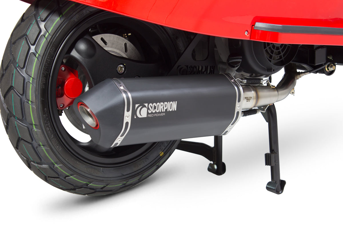 Scomadi TL125 (Euro4) (2017-2018) SCORPION Exhaust Serket Full System - Black Ceramic