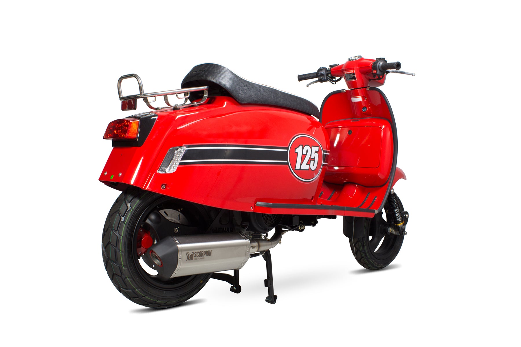 Scomadi TL125 (Euro4) (2017-2018) SCORPION Exhaust Serket Full System - Brushed Stainless Steel