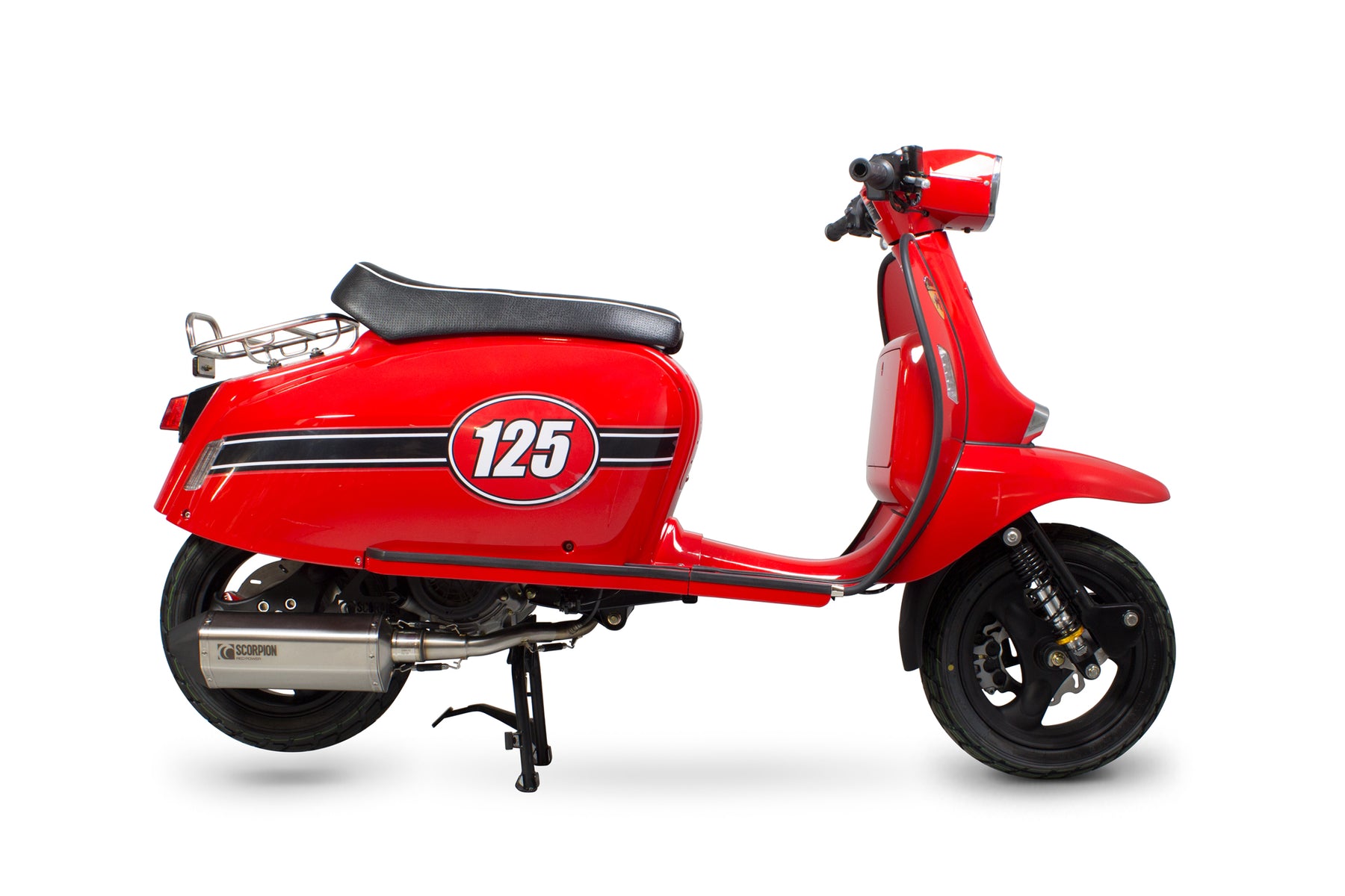 Scomadi TL125 (Euro4) (2017-2018) SCORPION Exhaust Serket Full System - Brushed Stainless Steel
