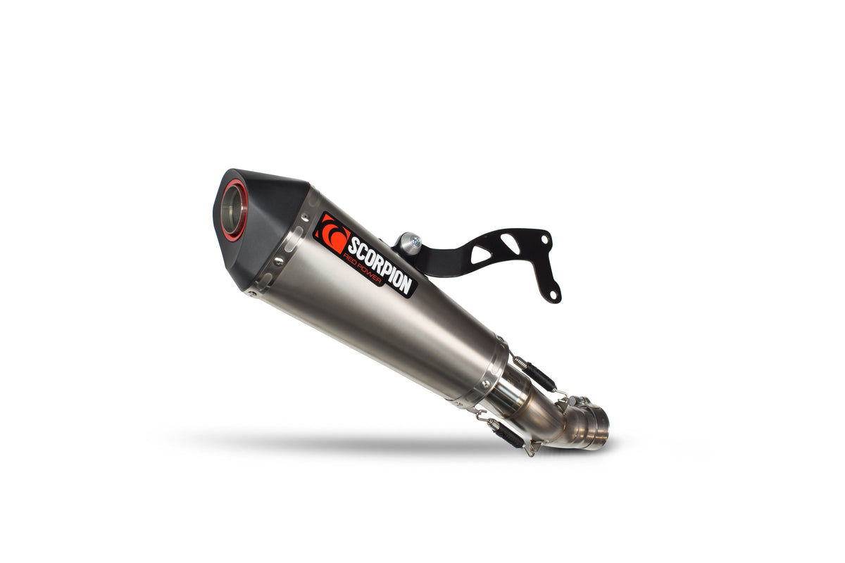Triumph Speed Triple 1050 (2016–2017) Scorpion Exhaust Serket Taper Slip-on - Titanium