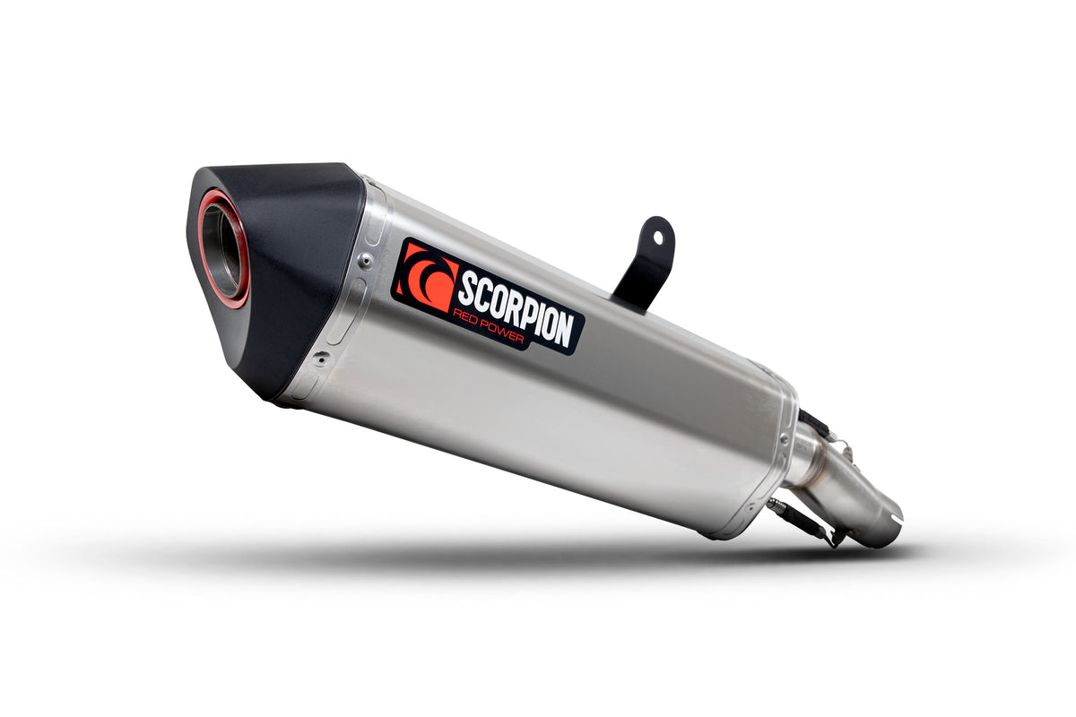 Triumph Tiger 900 (All Variants) (2020–2023) Scorpion Exhaust Serket Parallel Slip-on - Titanium