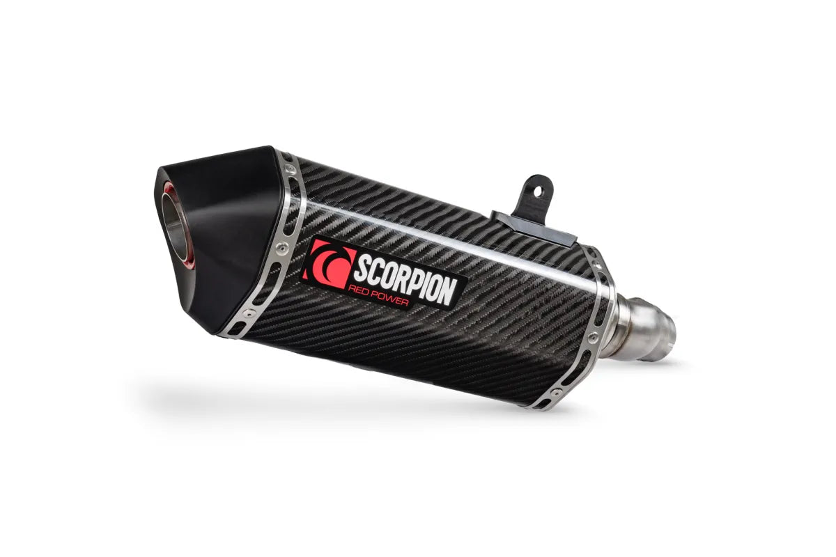 Triumph Tiger Sport 800 Without Panniers (2025-2026) SCORPION Exhaust Serket Parallel Slip-on – Carbon Fibre