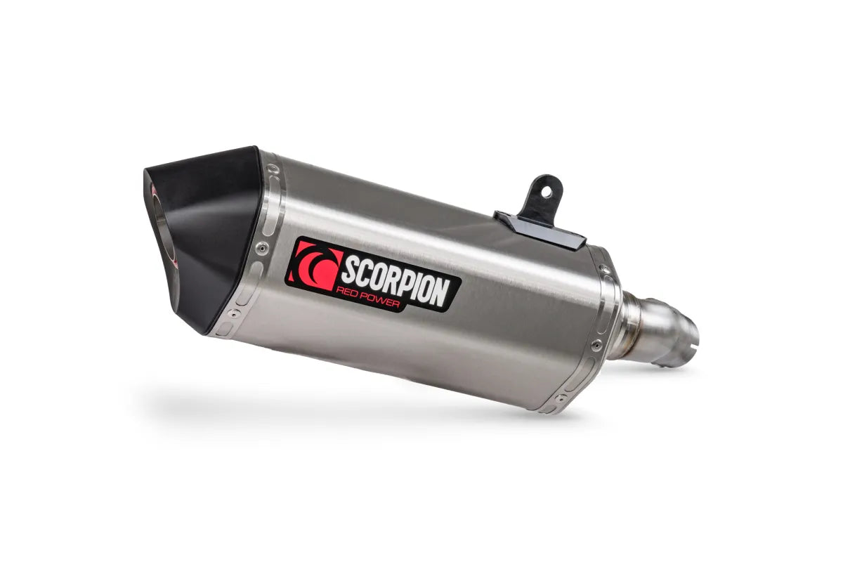 Triumph Tiger Sport 800 With Panniers (2025-2026) SCORPION Exhaust Serket Parallel Slip-on – Brushed Stainless Steel
