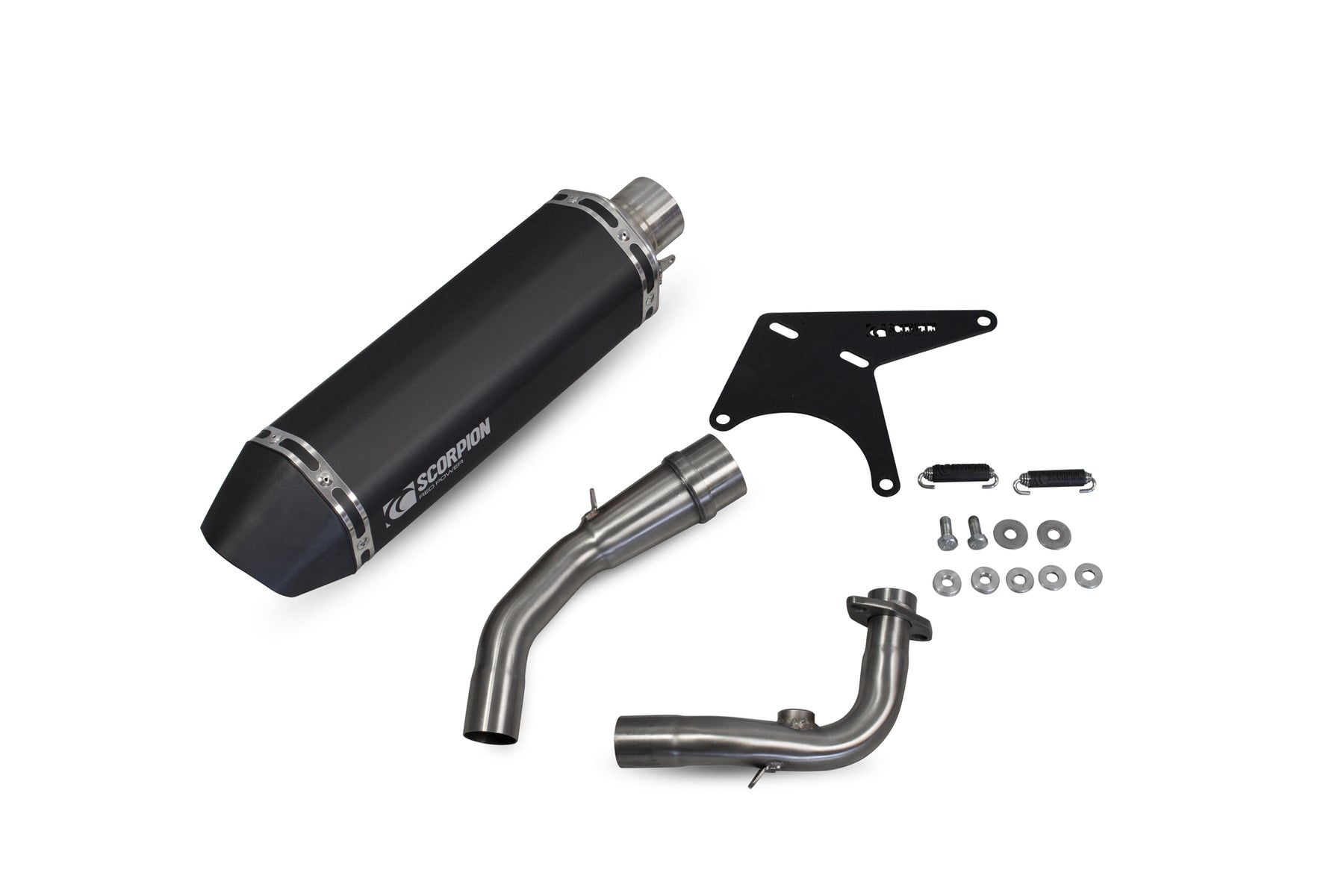 Vespa GTS 125 iGET (EURO 4) (2017–2019) SCORPION Exhaust Serket Full System – Black Ceramic