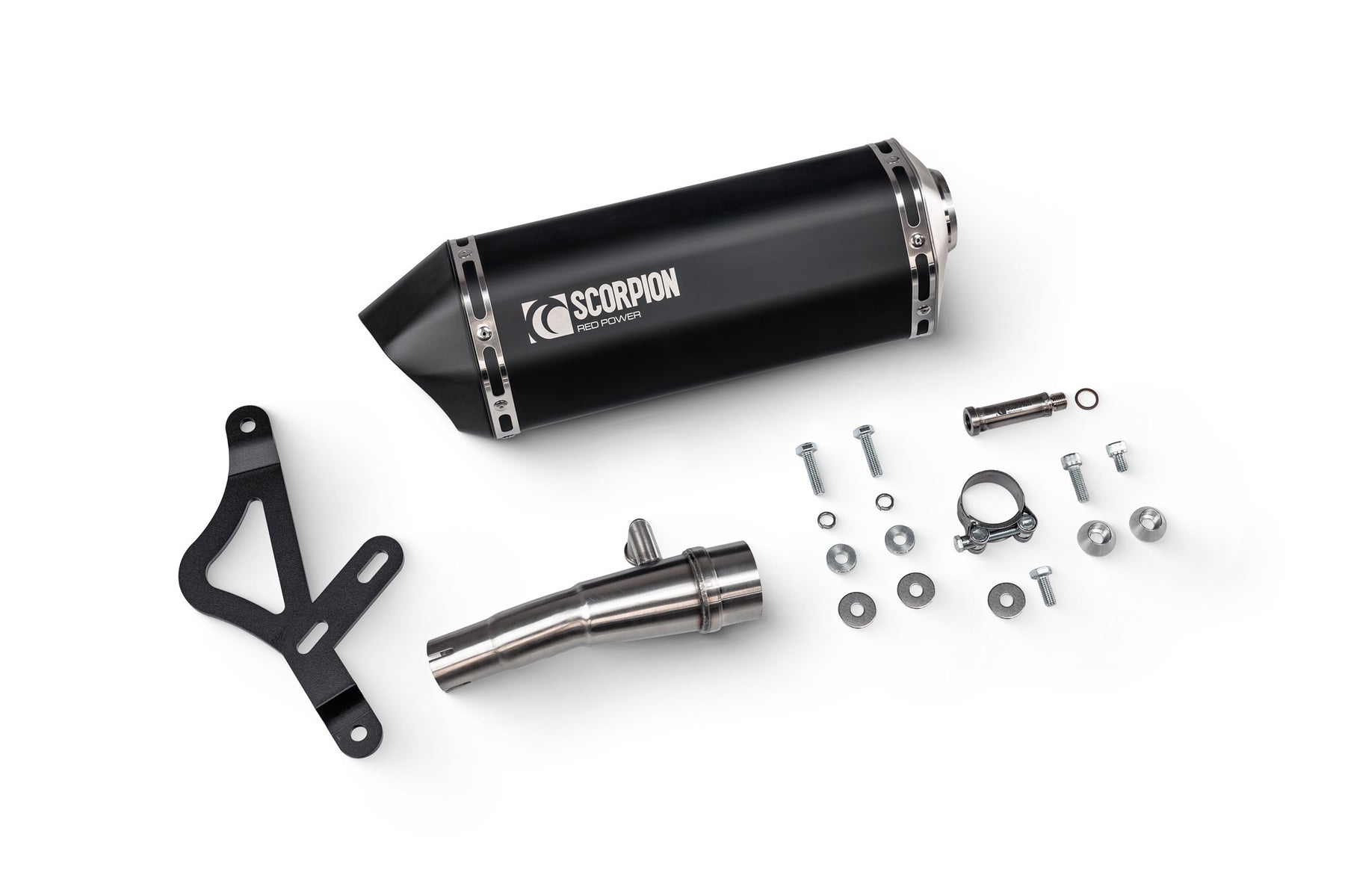 Vespa GTS 125 (2009-2017) SCORPION Exhaust Serket Full System – Black Ceramic