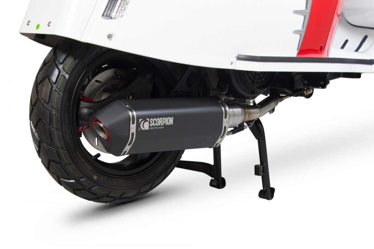 Royal Alloy GP 125 AC (2017-2021) SCORPION Performance Exhaust - Black Ceramic