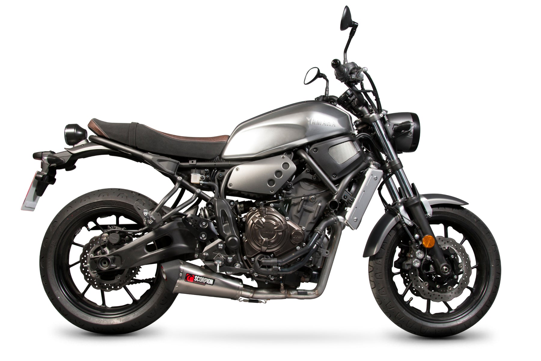 Yamaha XSR 700 (2016–2020) Scorpion Exhaust Serket Taper Full System - Titanium
