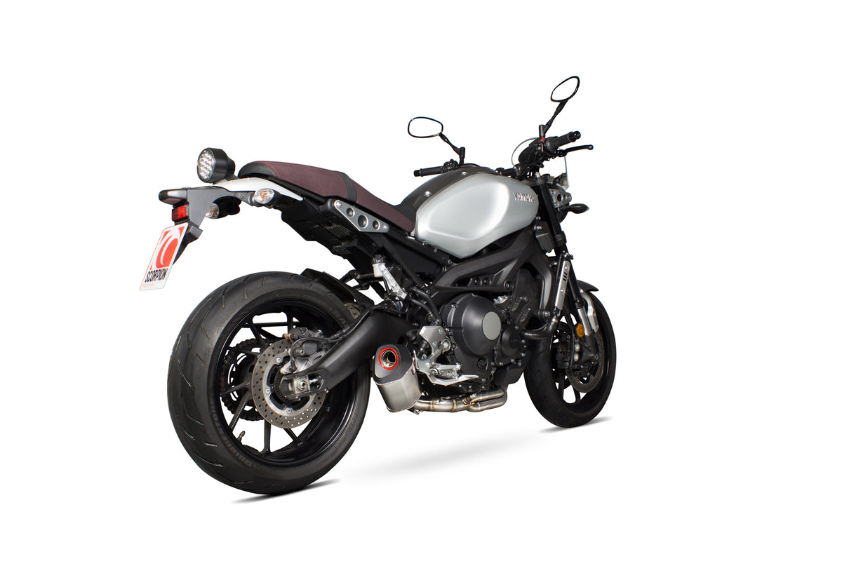 Yamaha XSR 900 (2016–2021) Scorpion Exhaust Serket Parallel Full System - Brushed Stainless