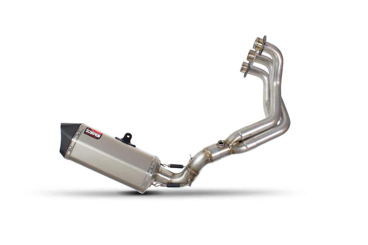 Yamaha XSR 900 (2016–2021) Scorpion Exhaust Serket Parallel Full System - Titanium