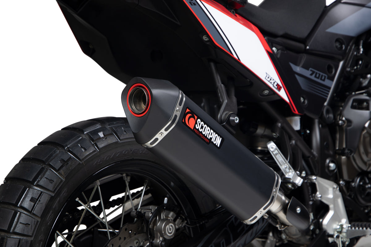 Yamaha Ténéré 700 (2019–2020) Scorpion Exhaust Serket Parallel Slip-on - Black Ceramic