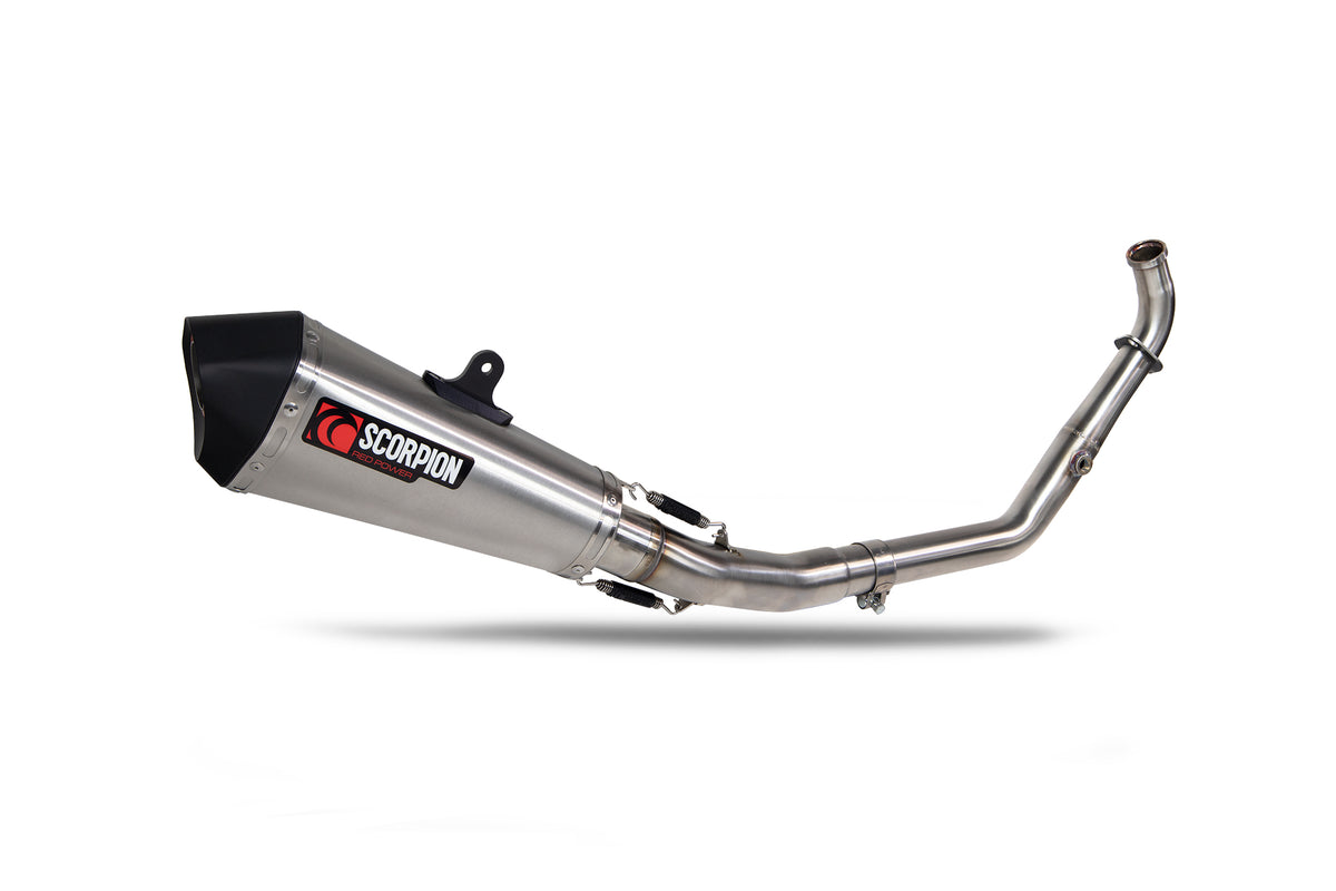 Yamaha YZF R125 (2021–2024) Scorpion Exhaust Serket Taper Full System - Stainless Steel