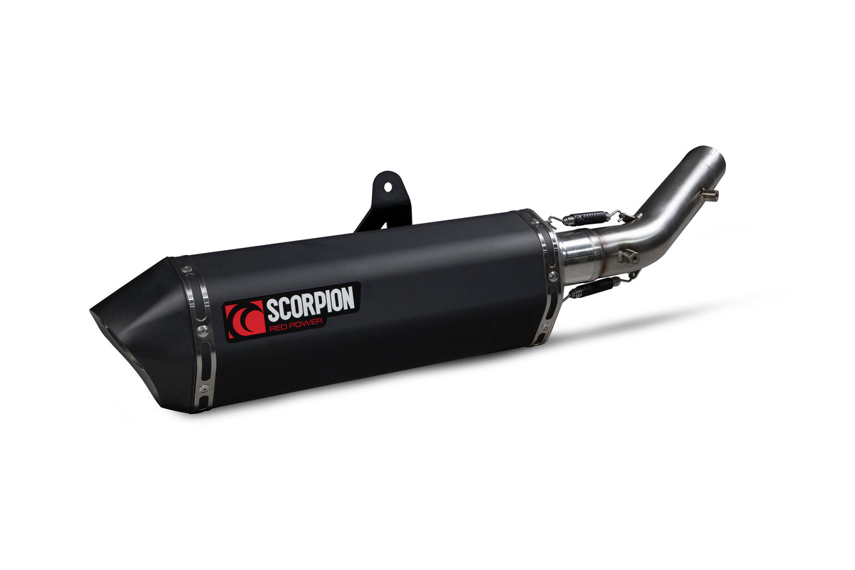 Yamaha Ténéré 700 (2021–2025) Scorpion Exhaust Serket Parallel Slip-on - Black Ceramic