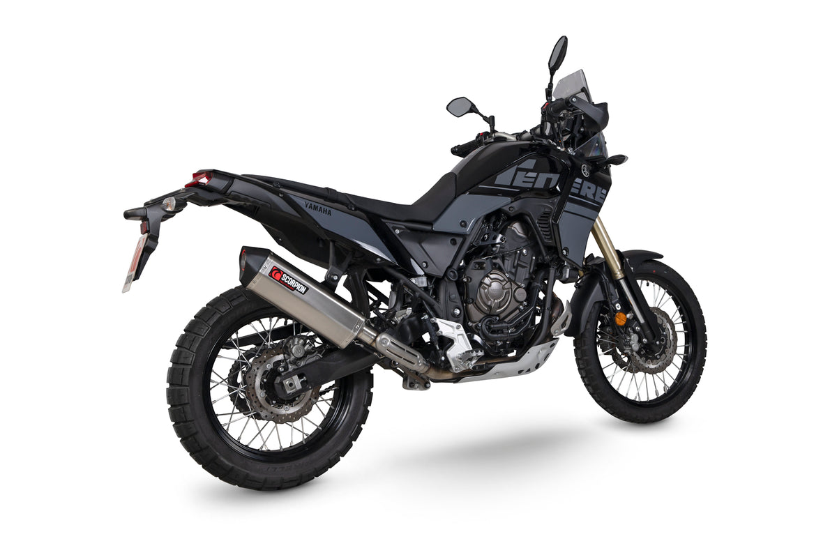 Yamaha Ténéré 700 (2021–2025) Scorpion Exhaust Serket Parallel Slip-on - Titanium