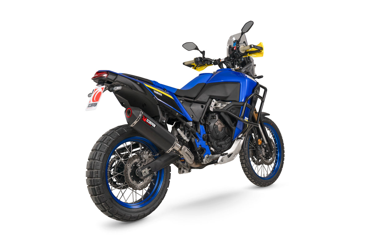 Yamaha Ténéré 700 World Raid (2022–2025) Scorpion Exhaust Serket Parallel Slip-on - Black Ceramic