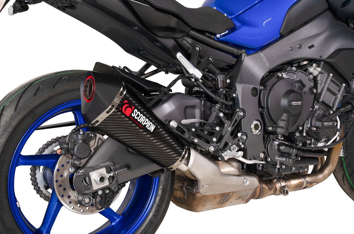 Yamaha MT-10 (2022–2025) Scorpion Exhaust Serket Taper Slip-on - Carbon Fibre