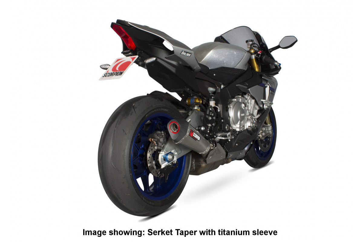 Yamaha YZF R1/R1M (2015–2019) Scorpion Exhaust Serket Taper Slip-on - Carbon Fibre