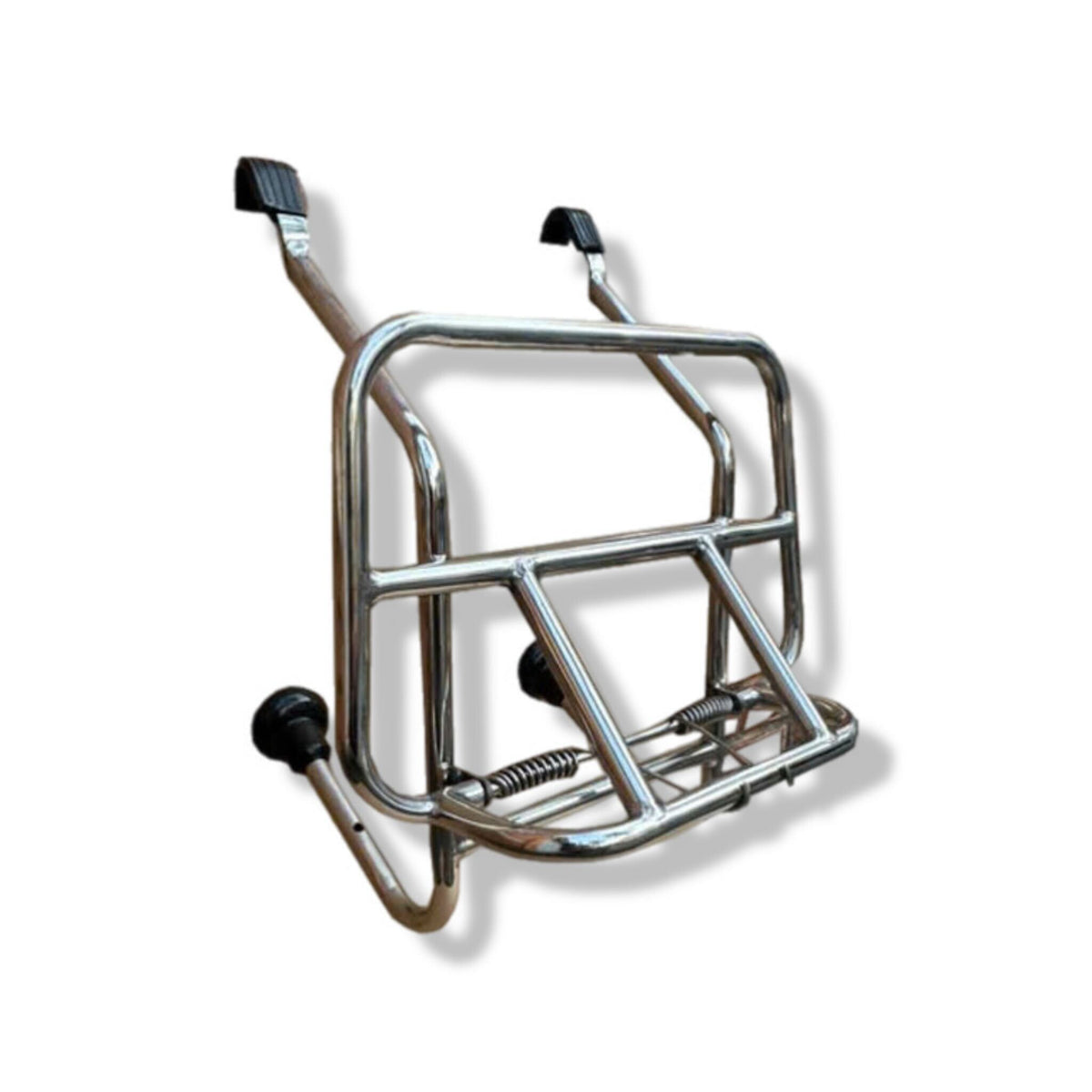 Royal Alloy GP TG GT Front Carrier For Crashbars No Drill - Polished Stainless Steel