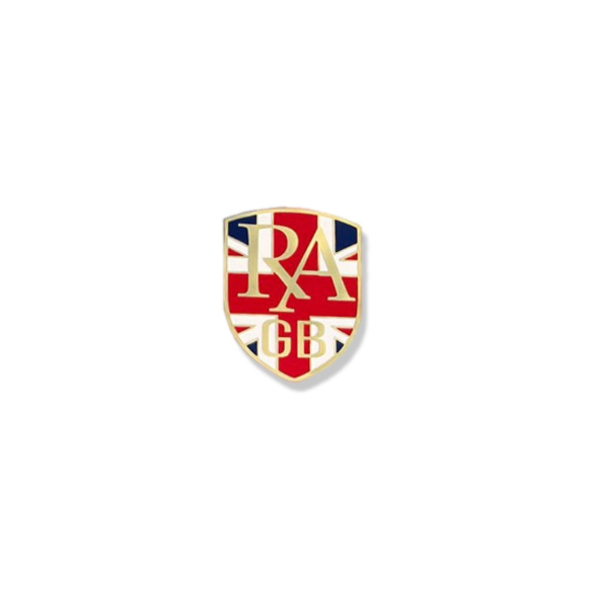 Royal Alloy RA GB Union Jack Shield Legshield Badge - Small