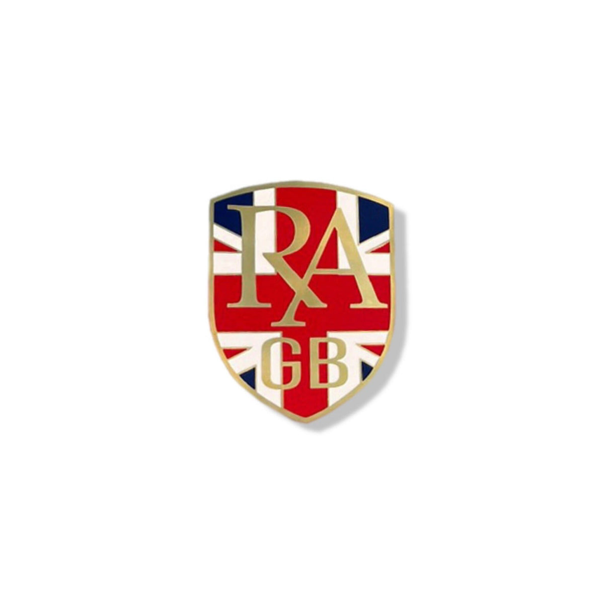 Royal Alloy RA GB Union Jack Shield Legshield Badge