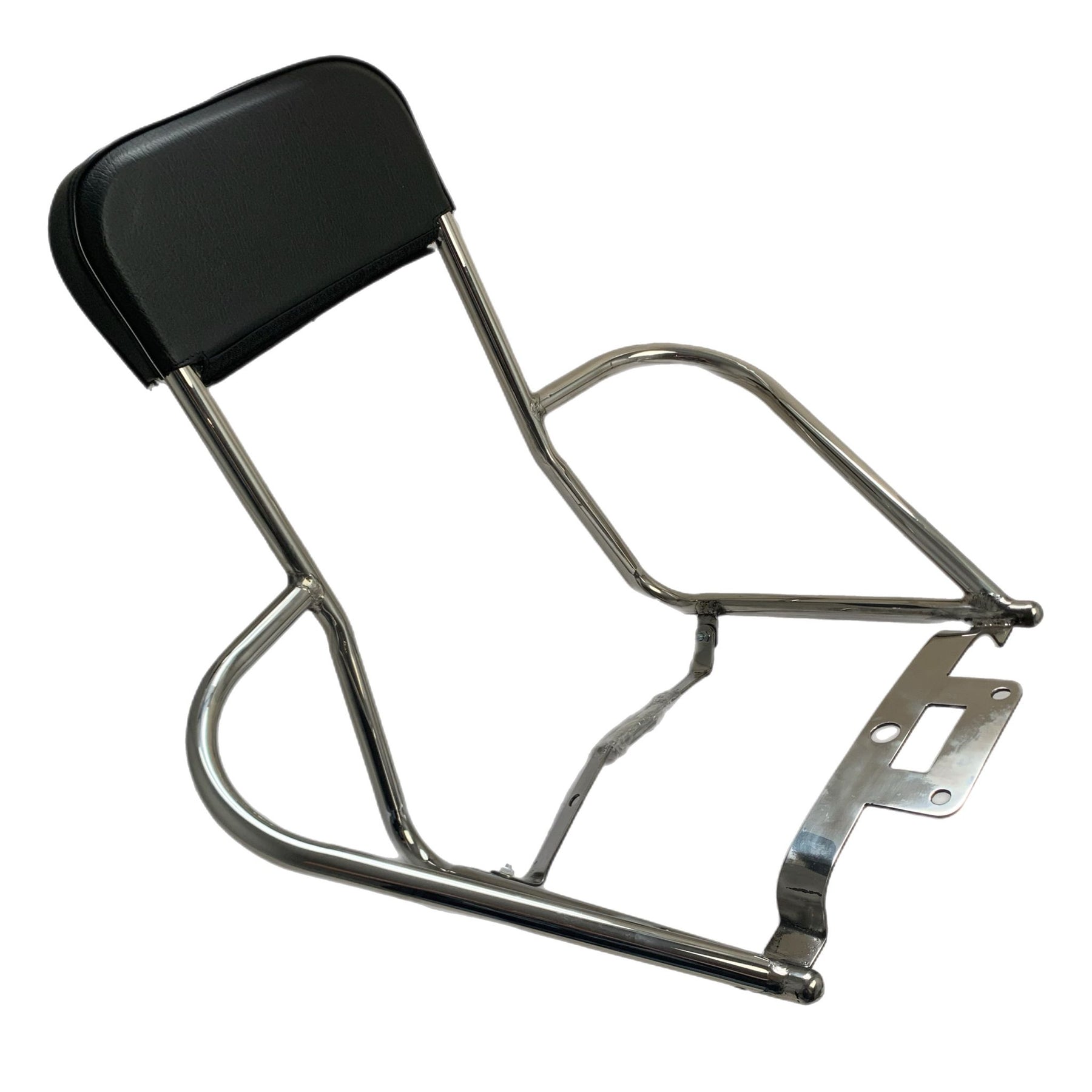 Royal Alloy GP 2 in 1 Backrest Carrier - Polished Stainless Steel