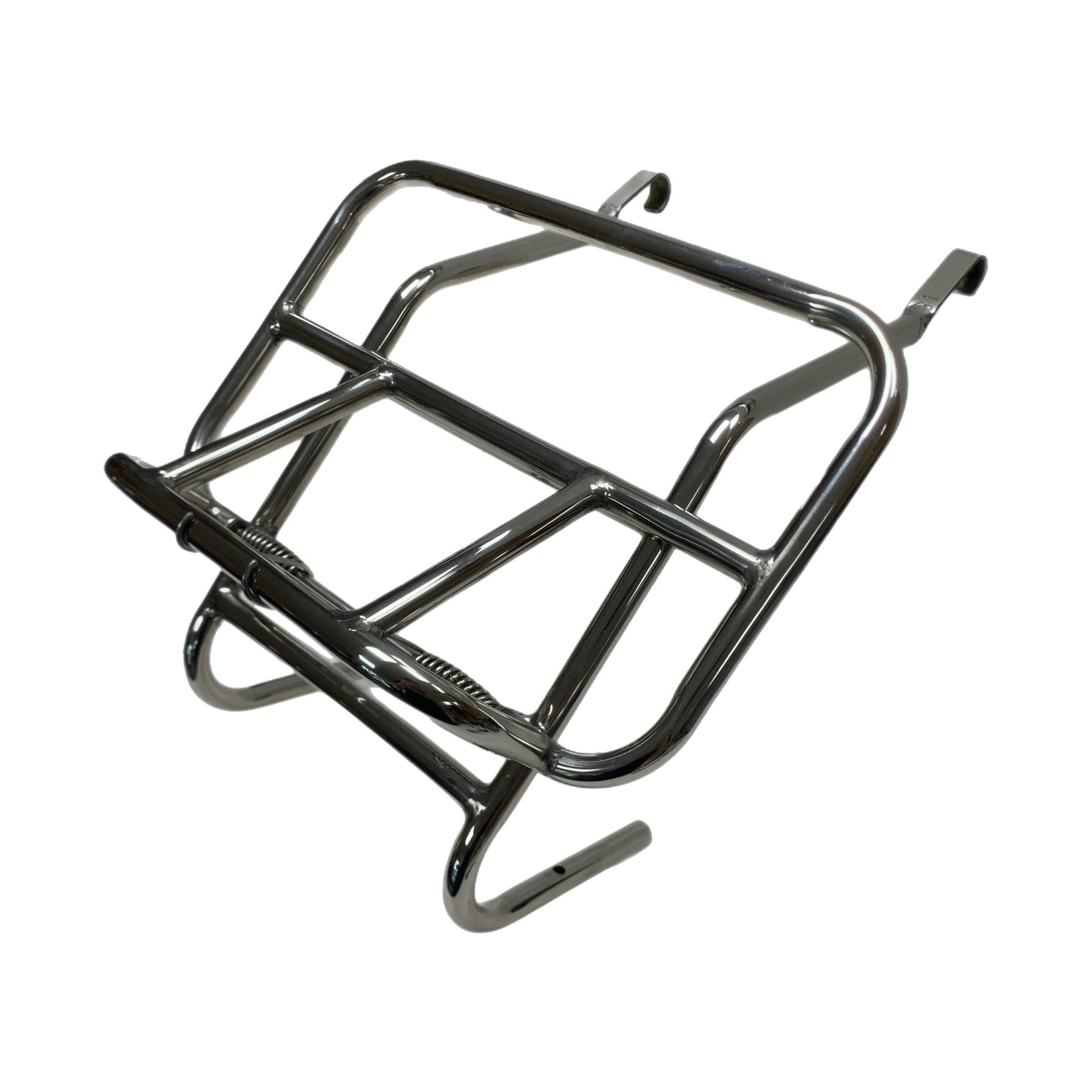 Royal Alloy GP TG GT Front Carrier For Crashbars No Drill - Polished Stainless Steel