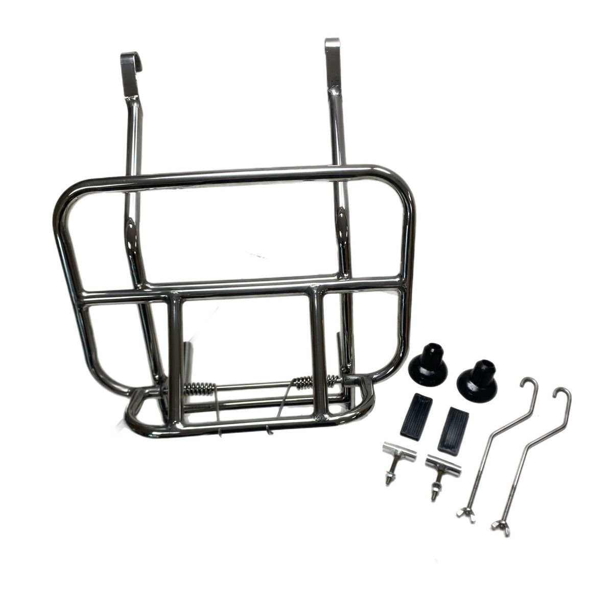 Royal Alloy GP TG GT Front Carrier For Crashbars No Drill - Polished Stainless Steel