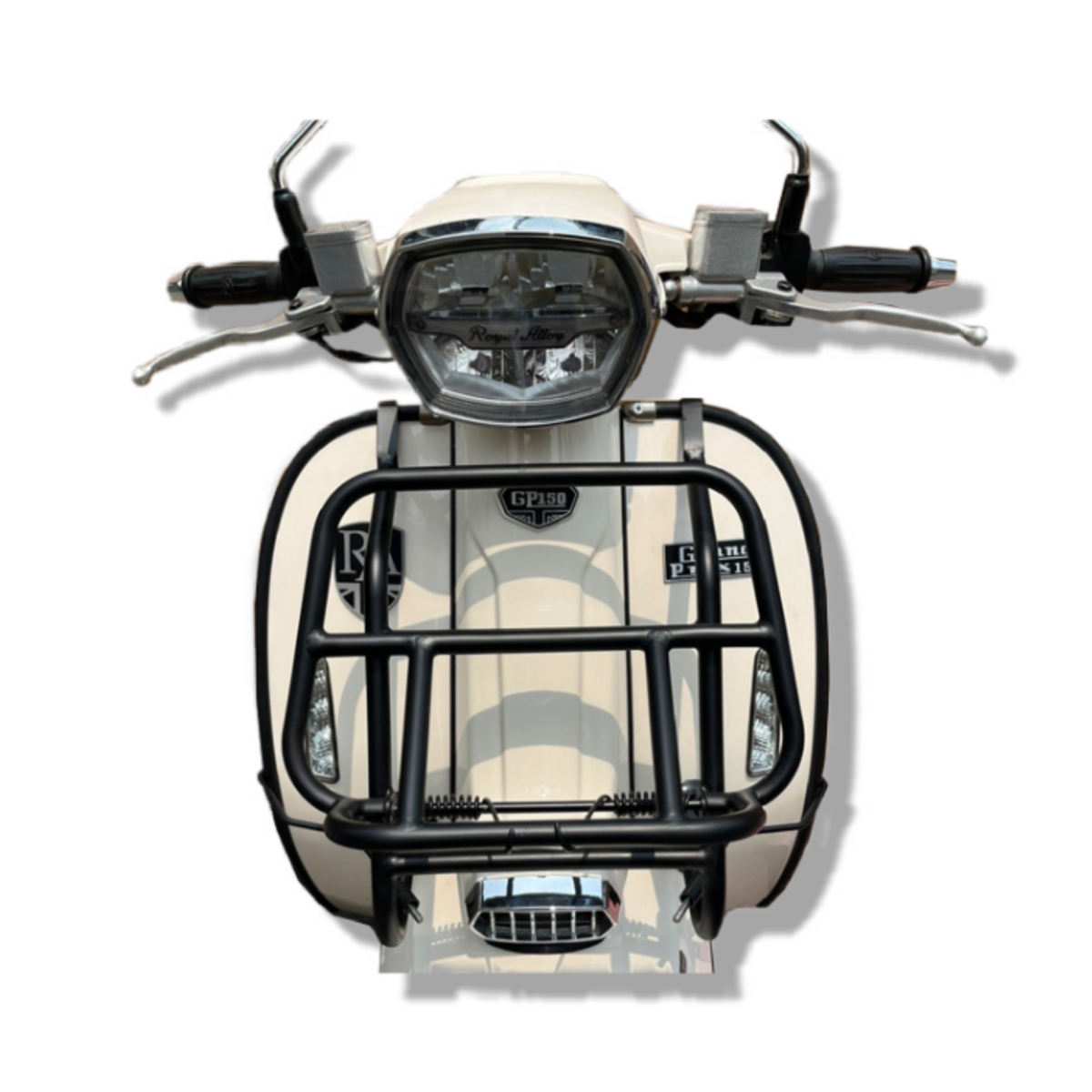 Royal Alloy RA GP TG Front Rack No Drill - Matt Black