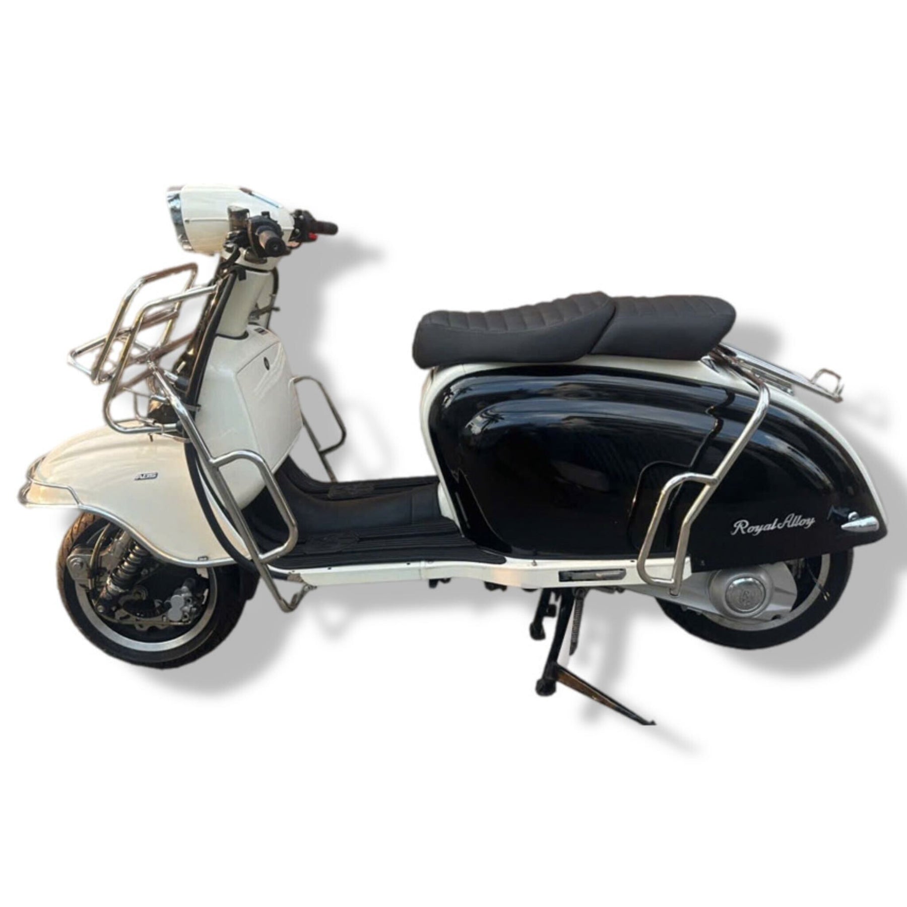 Royal Alloy TG 125-300 Front Crashbars Non Drill - Polished Stainless Steel