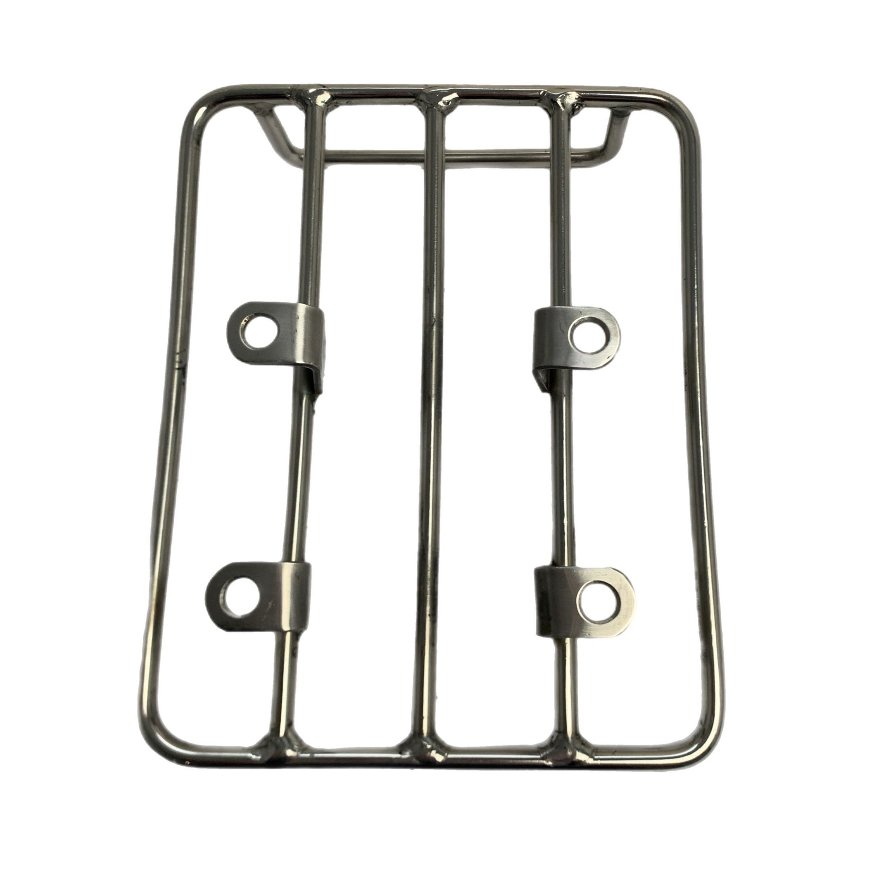 Royal Alloy TG 125-300cc Rear Sprint Rack Curved - Polished Stainless Steel