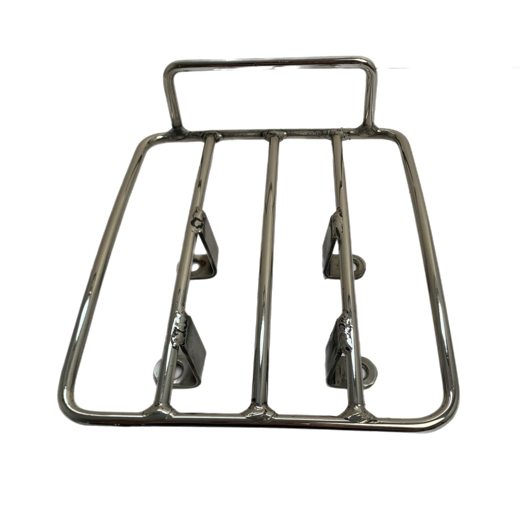 Royal Alloy TG 125-300cc Rear Sprint Rack Curved - Polished Stainless Steel