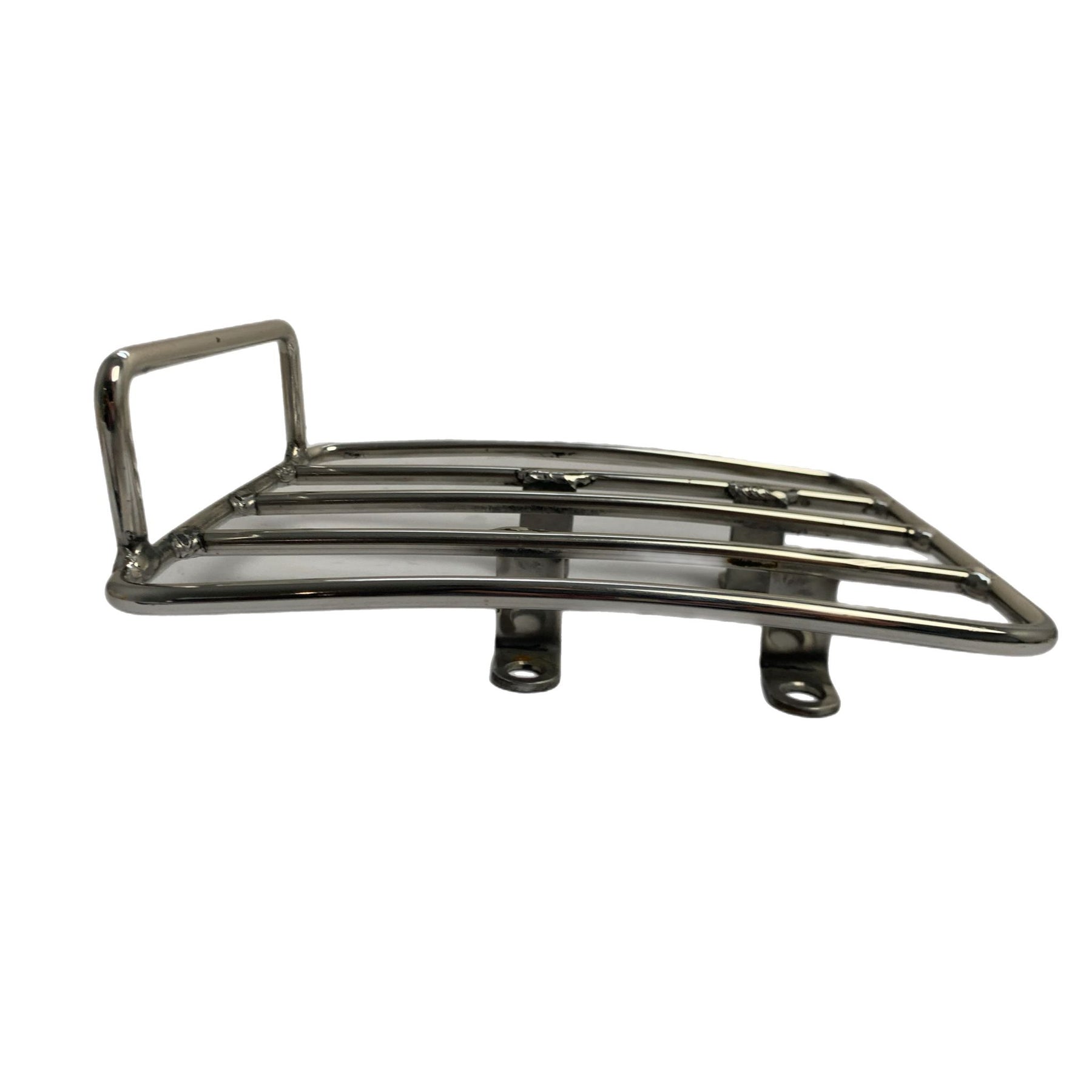Royal Alloy TG 125-300cc Rear Sprint Rack Curved - Polished Stainless Steel
