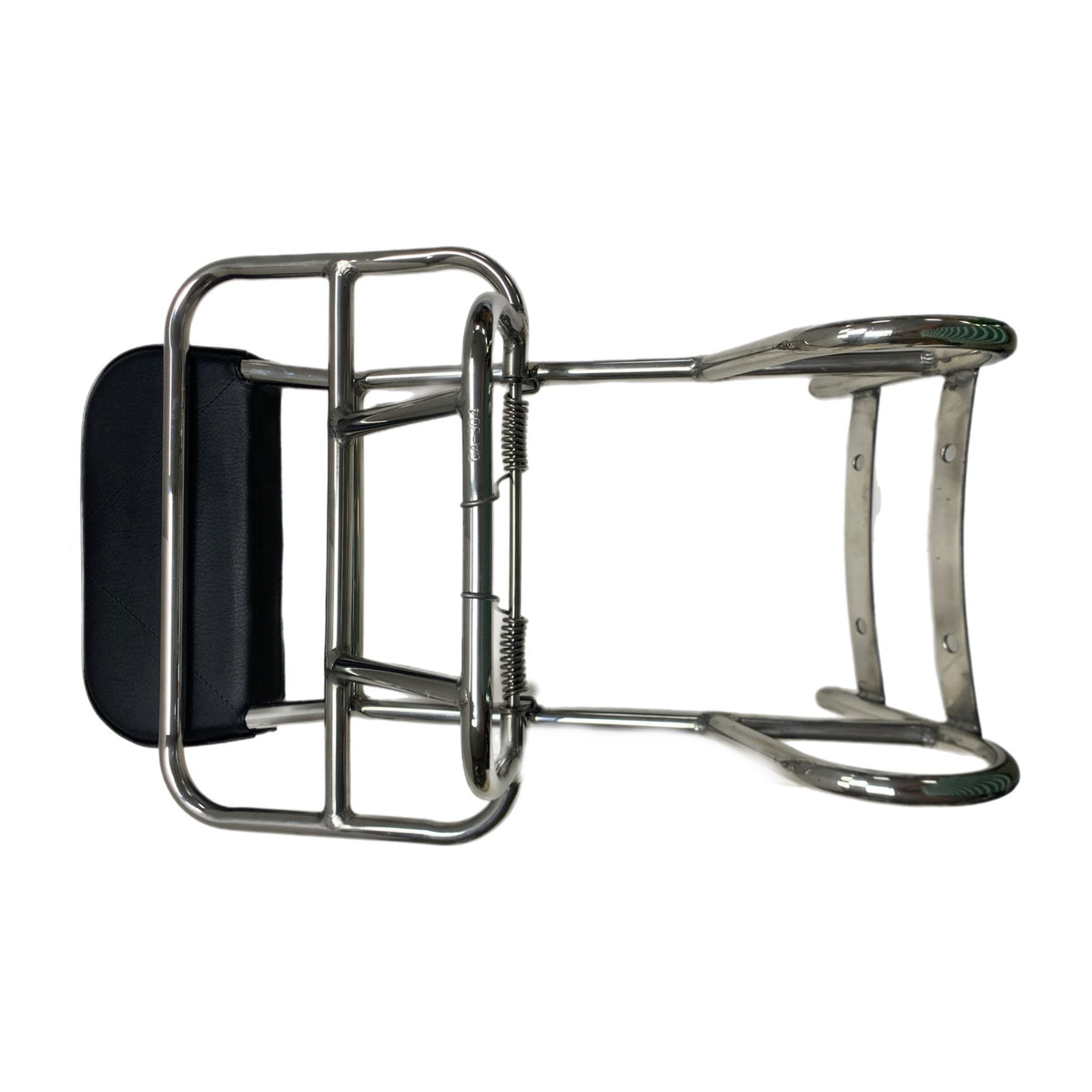 Royal Alloy TG 2 in 1 Backrest & Fold Down Carrier - Polished Stainless Steel