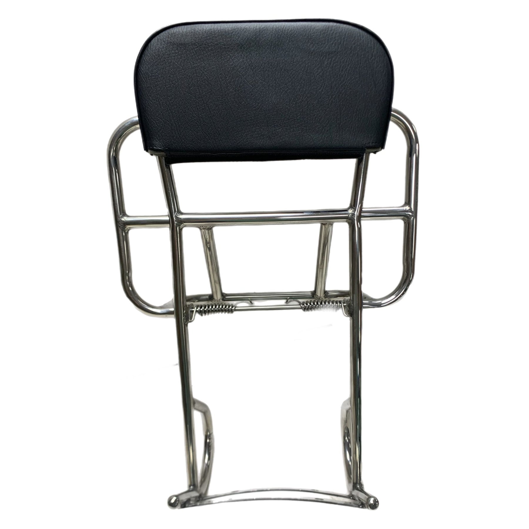 Royal Alloy TG 2 in 1 Backrest & Fold Down Carrier - Polished Stainless Steel