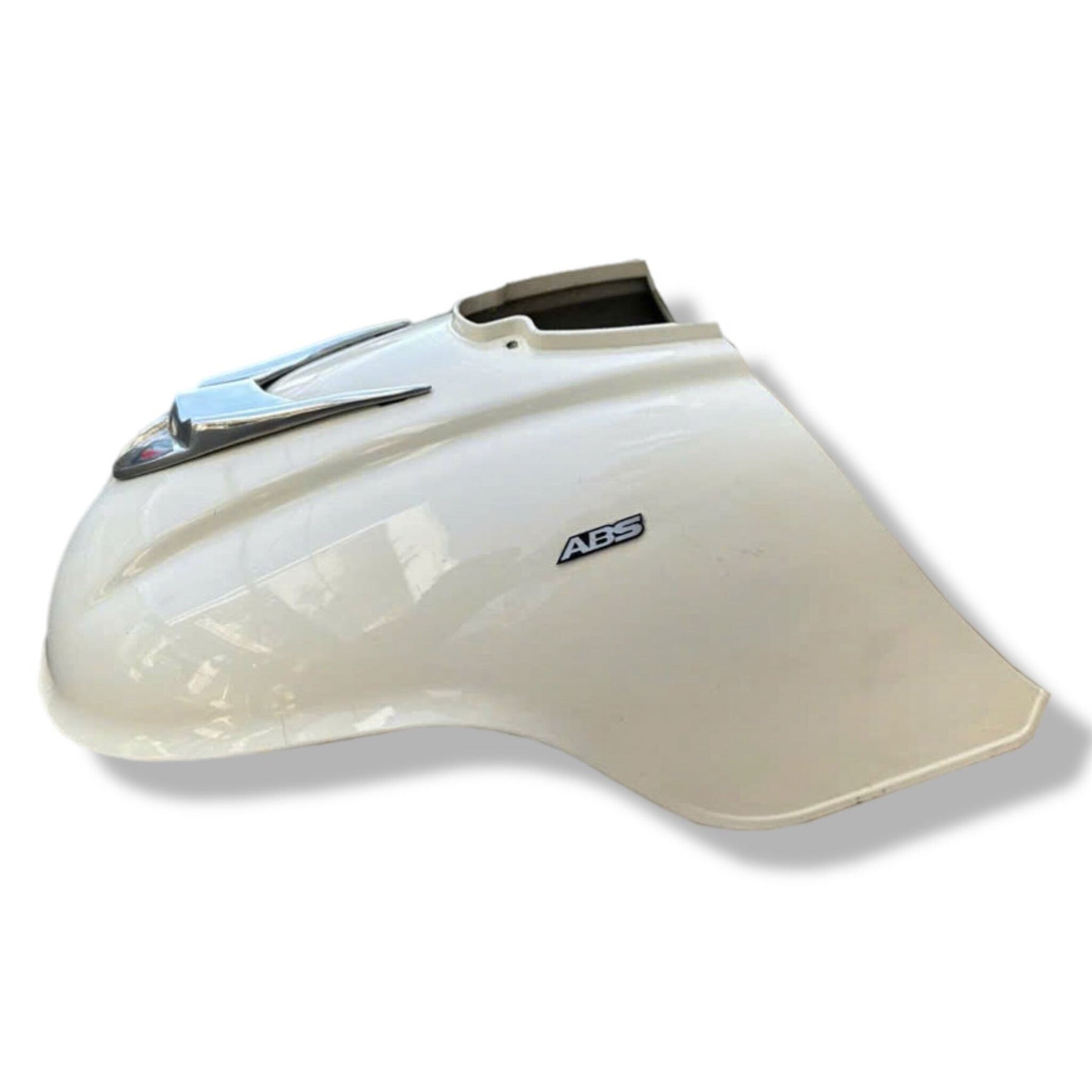 Royal Alloy RA TG 125-300cc Front Mudguard Embellisher - Polished Alloy