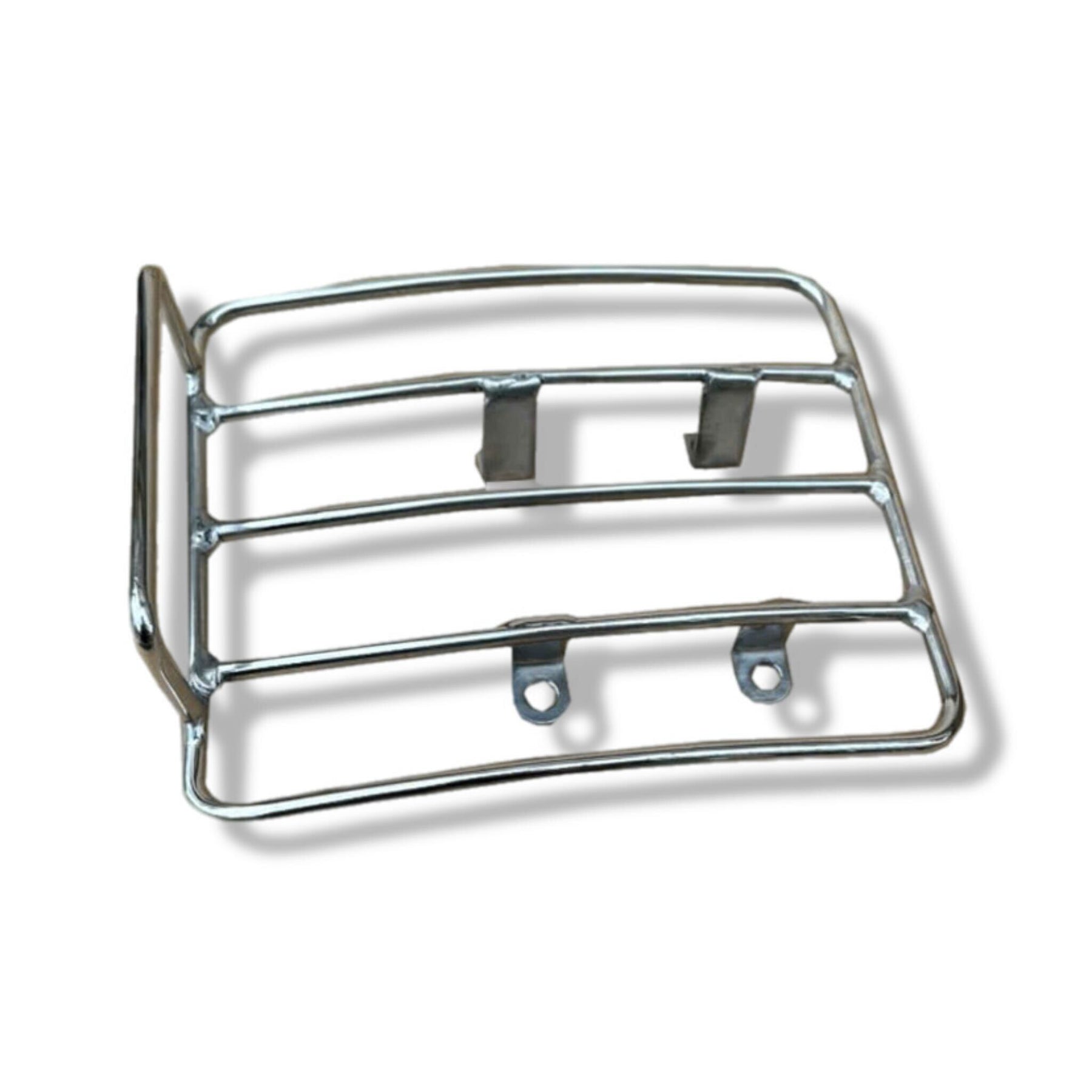 Royal Alloy TG 125-300cc Rear Sprint Rack Curved - Polished Stainless Steel