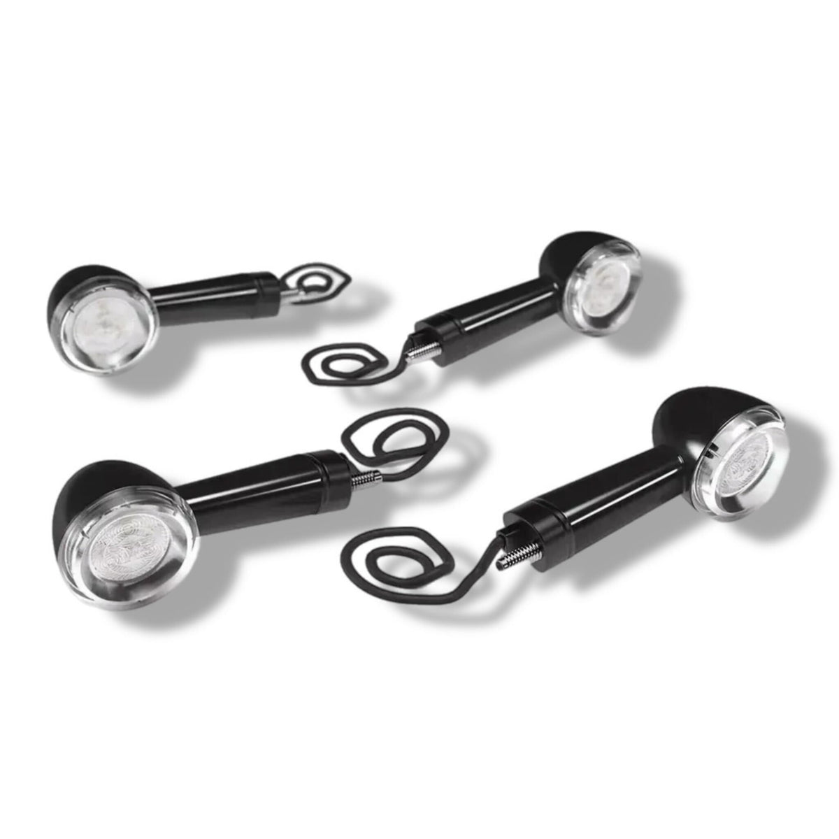 Royal Enfield 350cc Hunter Meteor 650cc Super Meteor Shotgun LED Indicators Set - Black