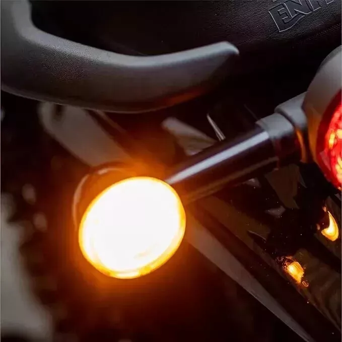 Royal Enfield 350cc Hunter Meteor 650cc Super Meteor Shotgun LED Indicators Set - Black