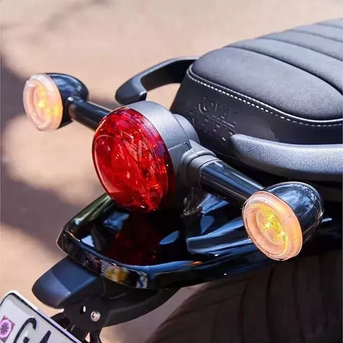 Royal Enfield 350cc Hunter Meteor 650cc Super Meteor Shotgun LED Indicators Set - Black