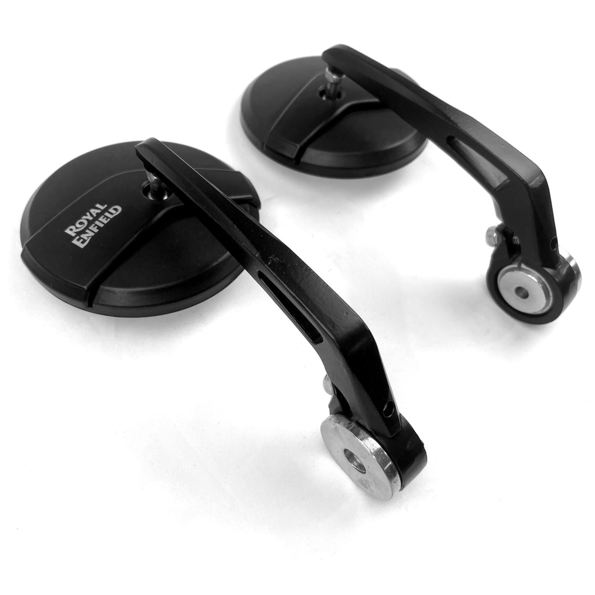 Royal Enfield RE Hunter Classic Meteor Bullet 350cc Himalayn Scram 411cc Bar End Mirrors - Black